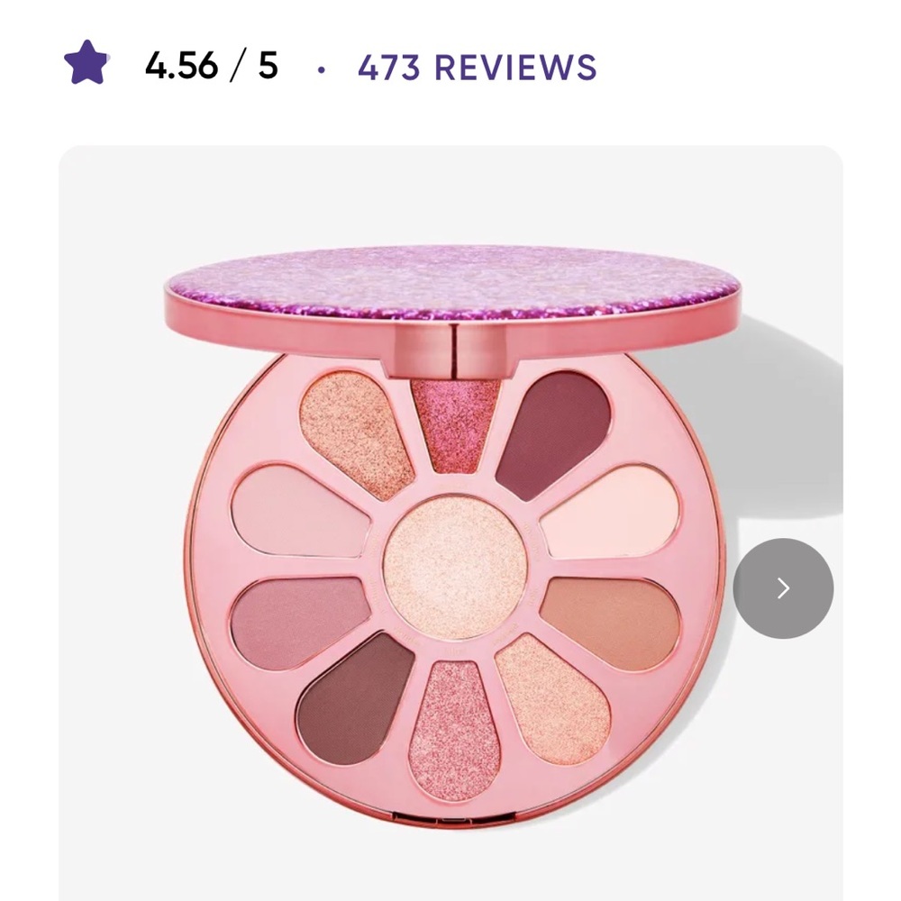 Tart Love, Trust & Fairy dust eye shadow pallet